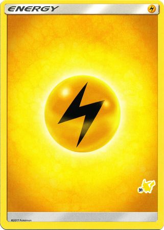 Lightning Energy (Pikachu Stamp #31) [Battle Academy 2020] | Good Games Cannington