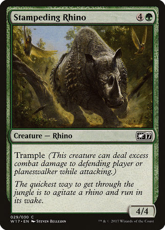 Stampeding Rhino [Welcome Deck 2017] | Good Games Cannington