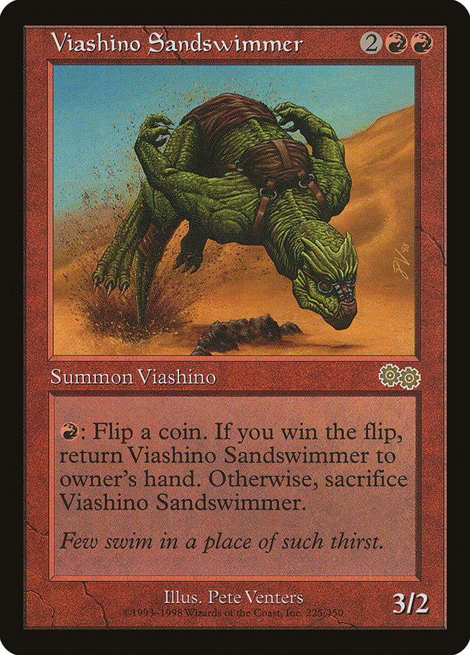 Viashino Sandswimmer [Urza's Saga] | Good Games Cannington