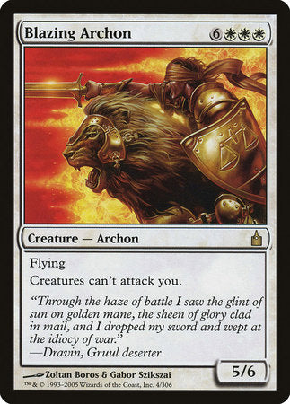 Blazing Archon [Ravnica: City of Guilds] | Good Games Cannington