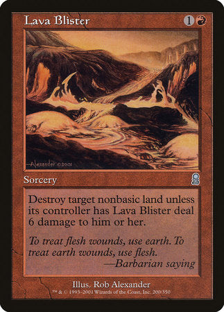Lava Blister [Odyssey] | Good Games Cannington
