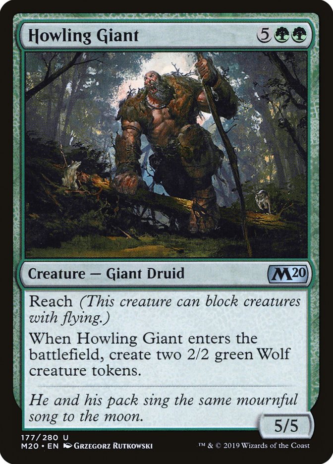 Howling Giant [Core Set 2020] | Good Games Cannington