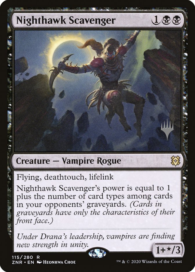 Nighthawk Scavenger (Promo Pack) [Zendikar Rising Promos] | Good Games Cannington