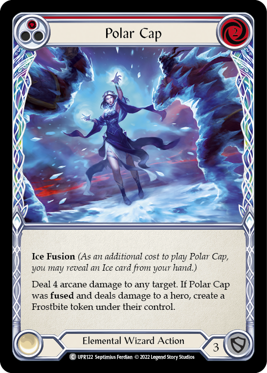 Polar Cap (Red) [UPR122] (Uprising)  Rainbow Foil | Good Games Cannington