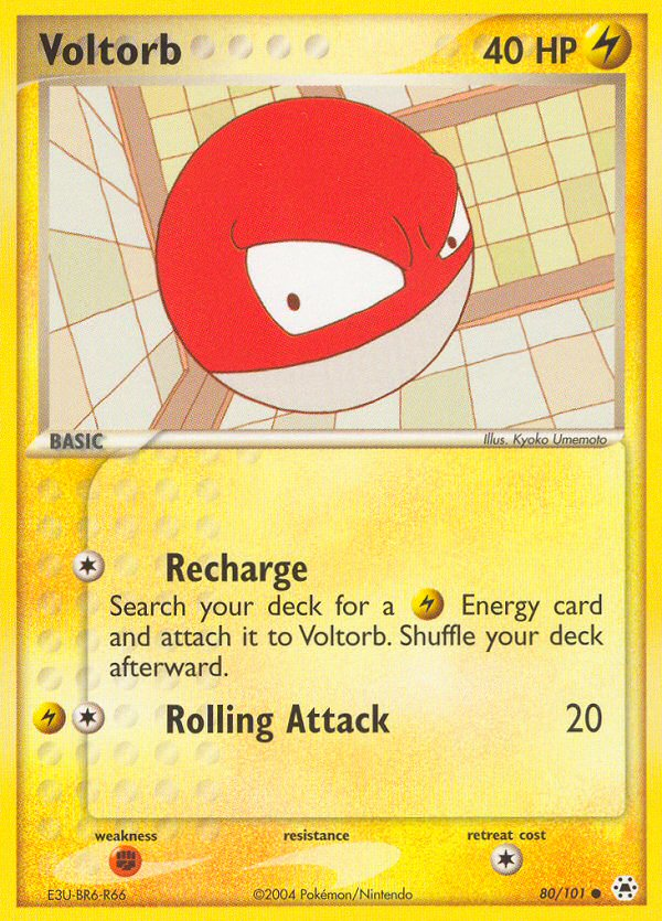 Voltorb (80/101) [EX: Hidden Legends] | Good Games Cannington