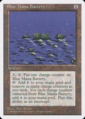 Blue Mana Battery [Fourth Edition] | Good Games Cannington