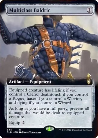 Multiclass Baldric (Extended Art) [Commander Legends: Battle for Baldur's Gate] | Good Games Cannington