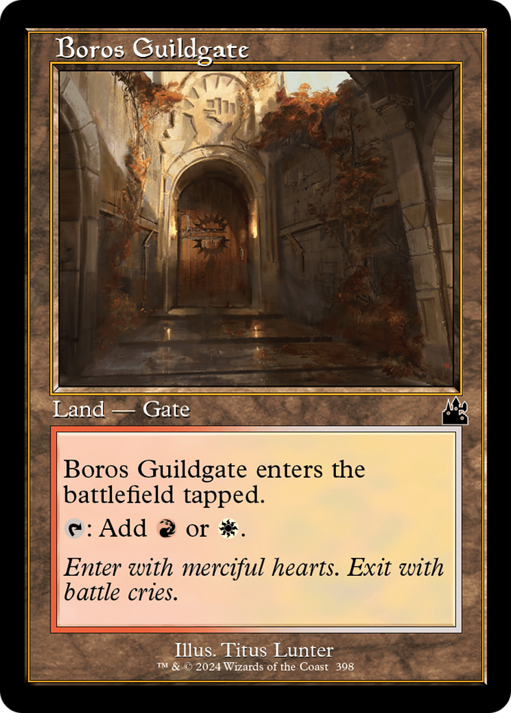Boros Guildgate (Retro Frame) [Ravnica Remastered] | Good Games Cannington