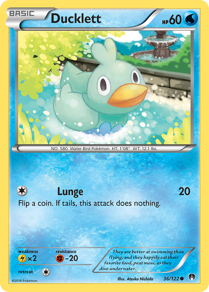 Ducklett (36/122) [XY: BREAKpoint] | Good Games Cannington