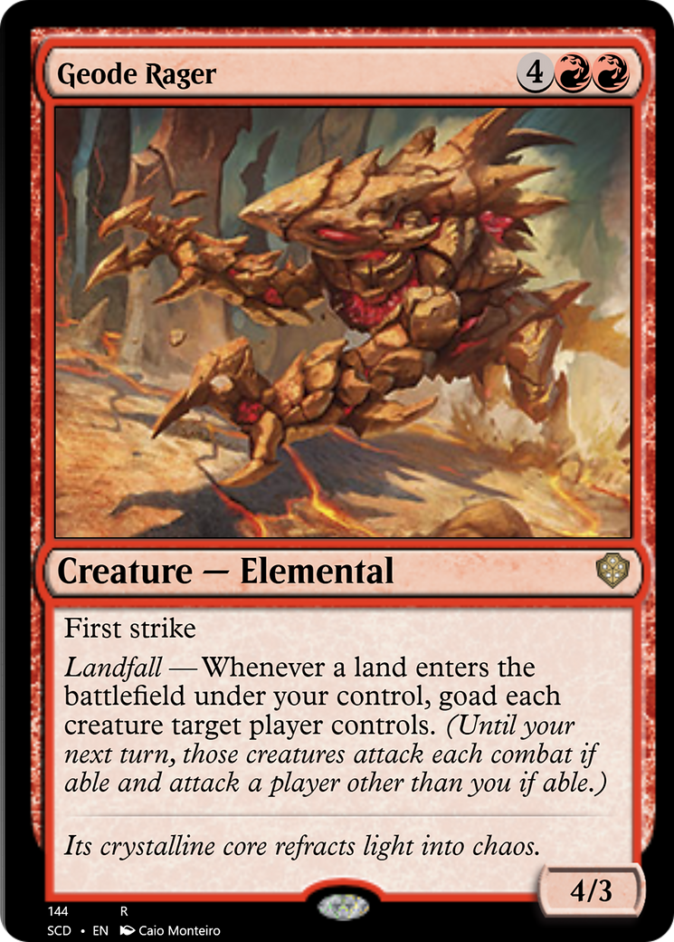 Geode Rager [Starter Commander Decks] | Good Games Cannington