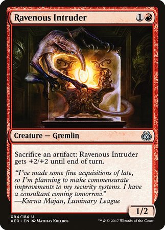 Ravenous Intruder [Aether Revolt] | Good Games Cannington