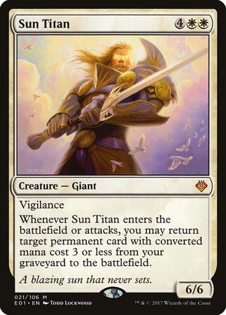 Sun Titan [Archenemy: Nicol Bolas] | Good Games Cannington