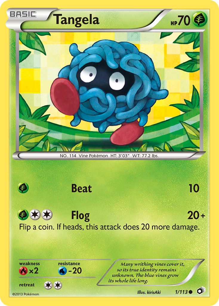 Tangela (1/113) [Black & White: Legendary Treasures] | Good Games Cannington
