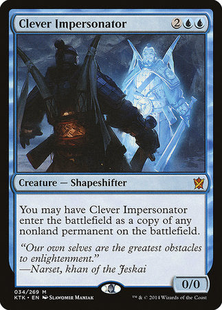 Clever Impersonator [Khans of Tarkir] | Good Games Cannington