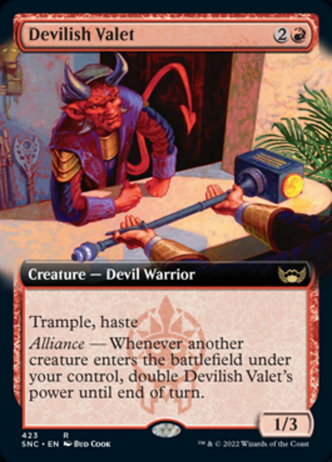 Devilish Valet (Extended Art) [Streets of New Capenna] | Good Games Cannington