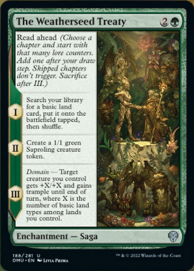 The Weatherseed Treaty [Dominaria United] | Good Games Cannington
