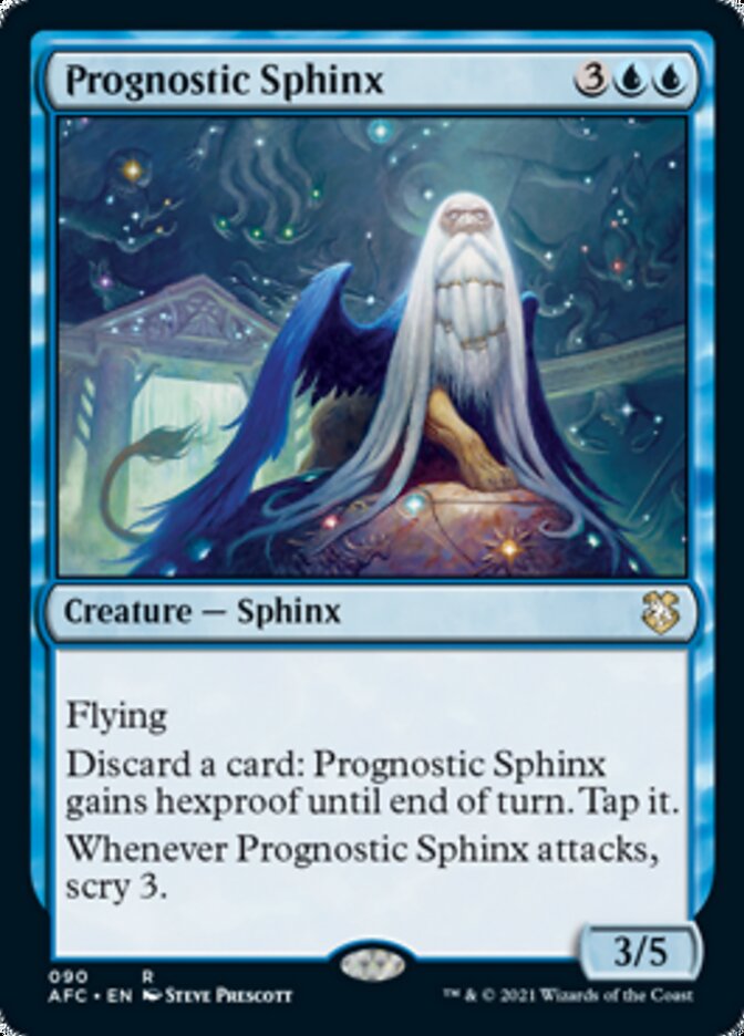 Prognostic Sphinx [Dungeons & Dragons: Adventures in the Forgotten Realms Commander] | Good Games Cannington