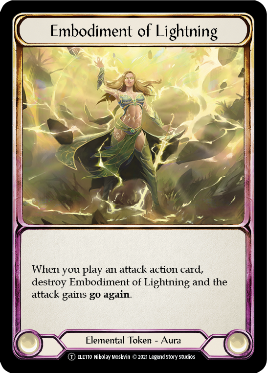 Embodiment of Lightning // Titan's Fist [U-ELE110] Unlimited Normal | Good Games Cannington