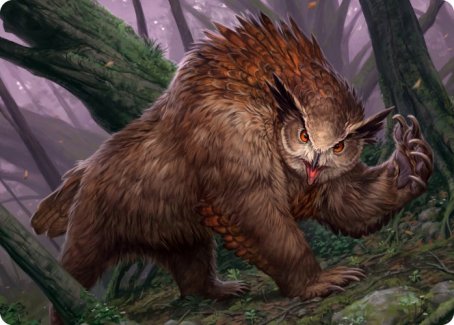 Owlbear Art Card [Dungeons & Dragons: Adventures in the Forgotten Realms Art Series] | Good Games Cannington