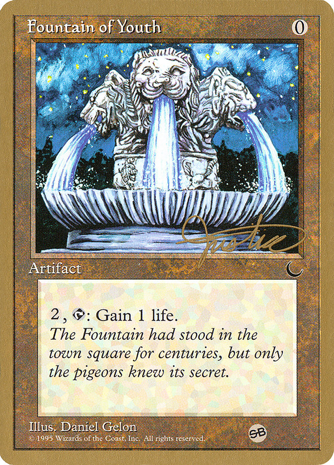 Fountain of Youth (Mark Justice) (SB) [Pro Tour Collector Set] | Good Games Cannington