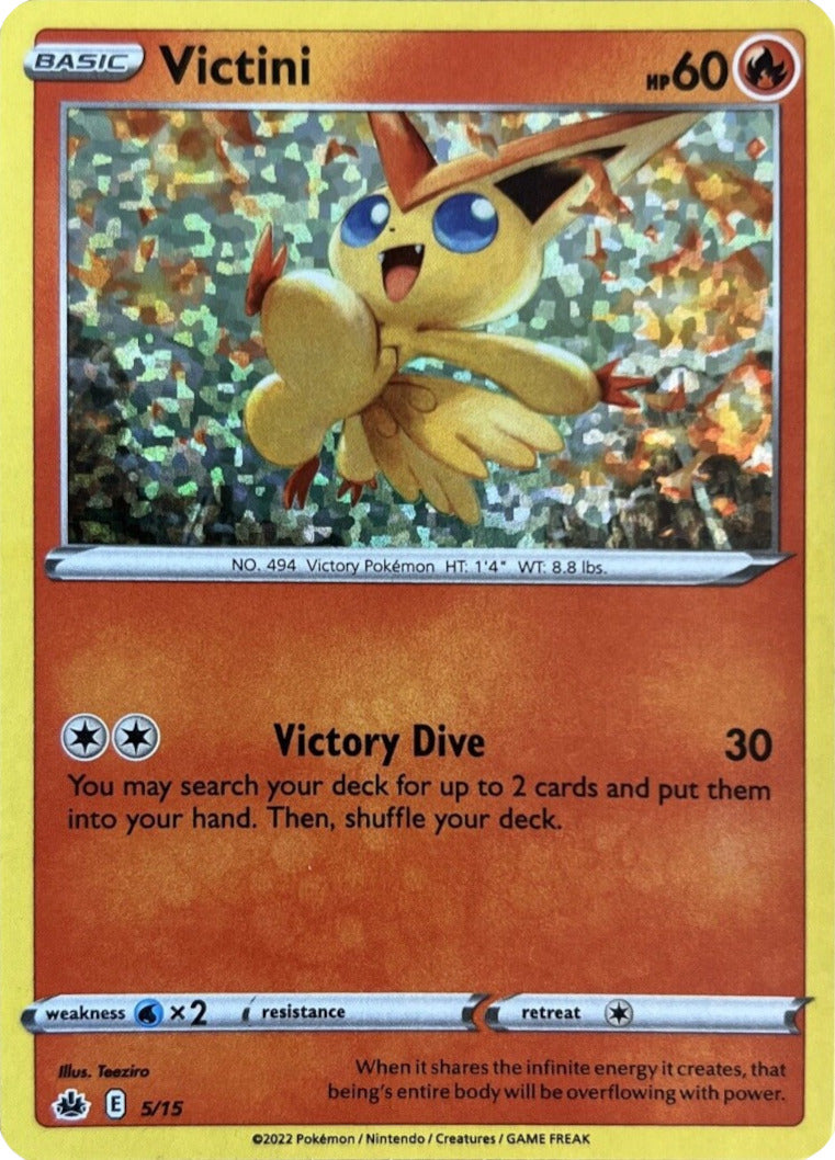 Victini (5/15) [McDonald's Promos: Match Battle] | Good Games Cannington