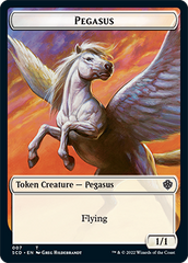 Pegasus // Thopter Double-Sided Token [Starter Commander Decks] | Good Games Cannington