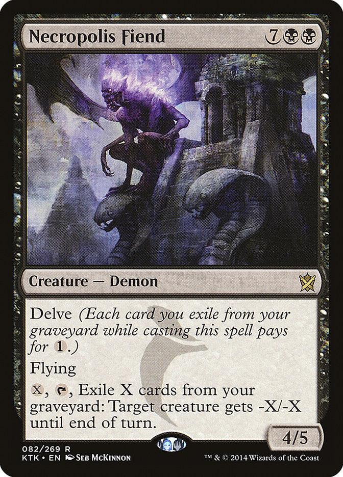 Necropolis Fiend [Khans of Tarkir] | Good Games Cannington