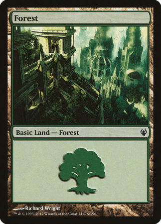 Forest (90) [Duel Decks: Izzet vs. Golgari] | Good Games Cannington