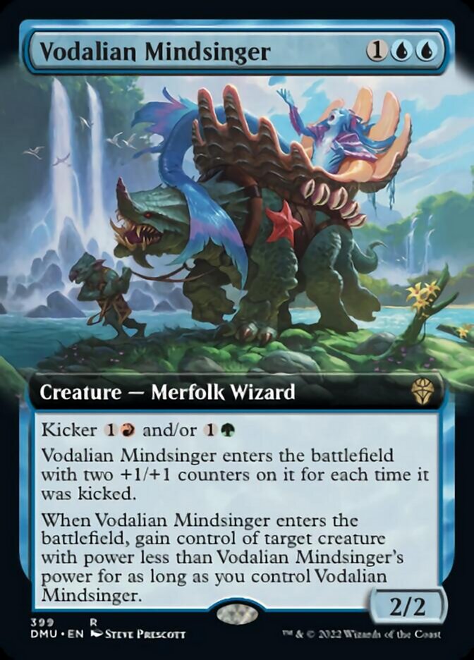 Vodalian Mindsinger (Extended Art) [Dominaria United] | Good Games Cannington