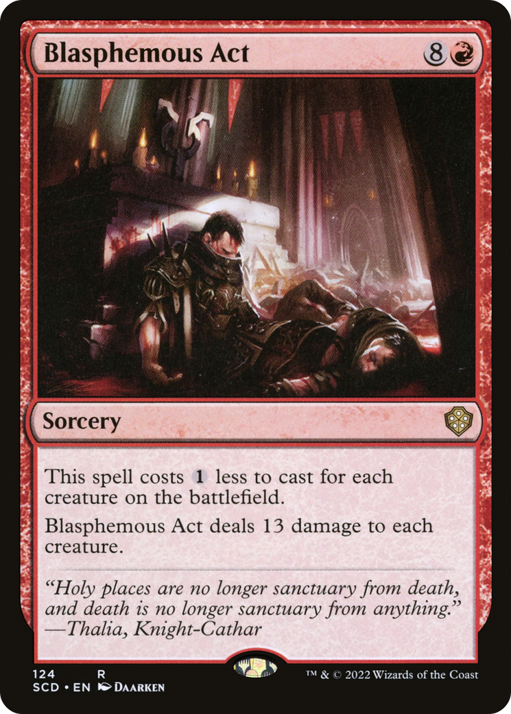 Blasphemous Act [Starter Commander Decks] | Good Games Cannington