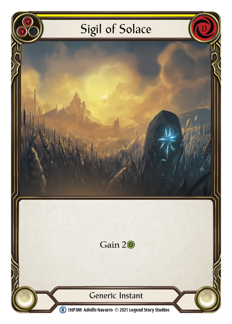 Sigil of Solace (Yellow) [1HP388] | Good Games Cannington