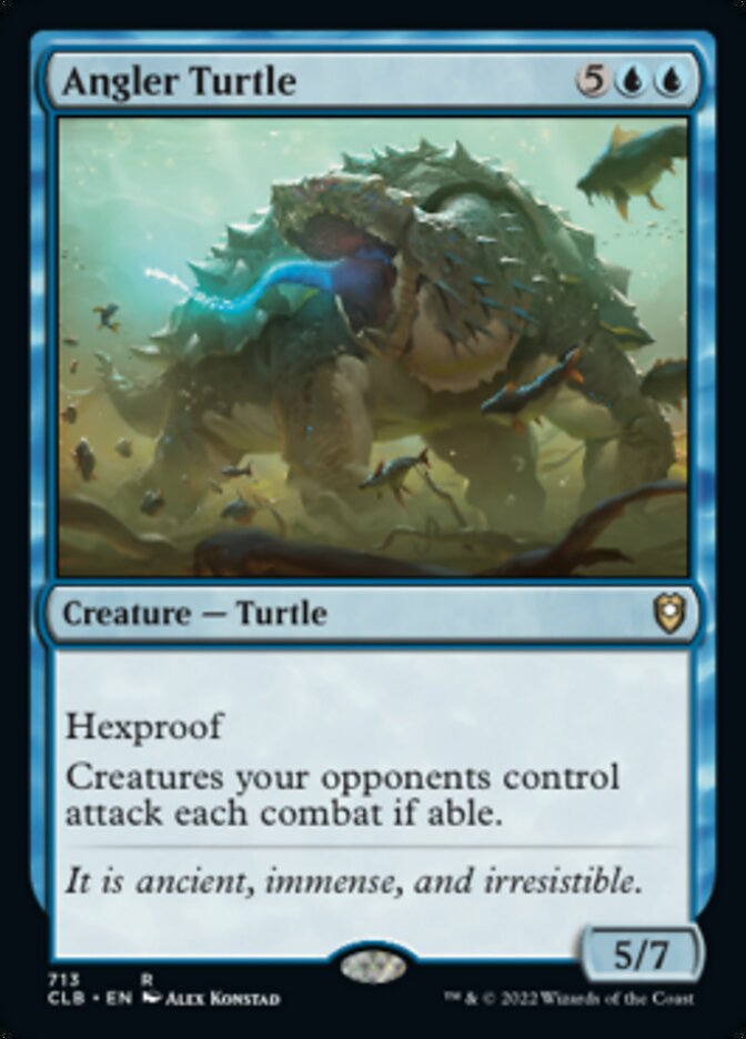 Angler Turtle [Commander Legends: Battle for Baldur's Gate] | Good Games Cannington