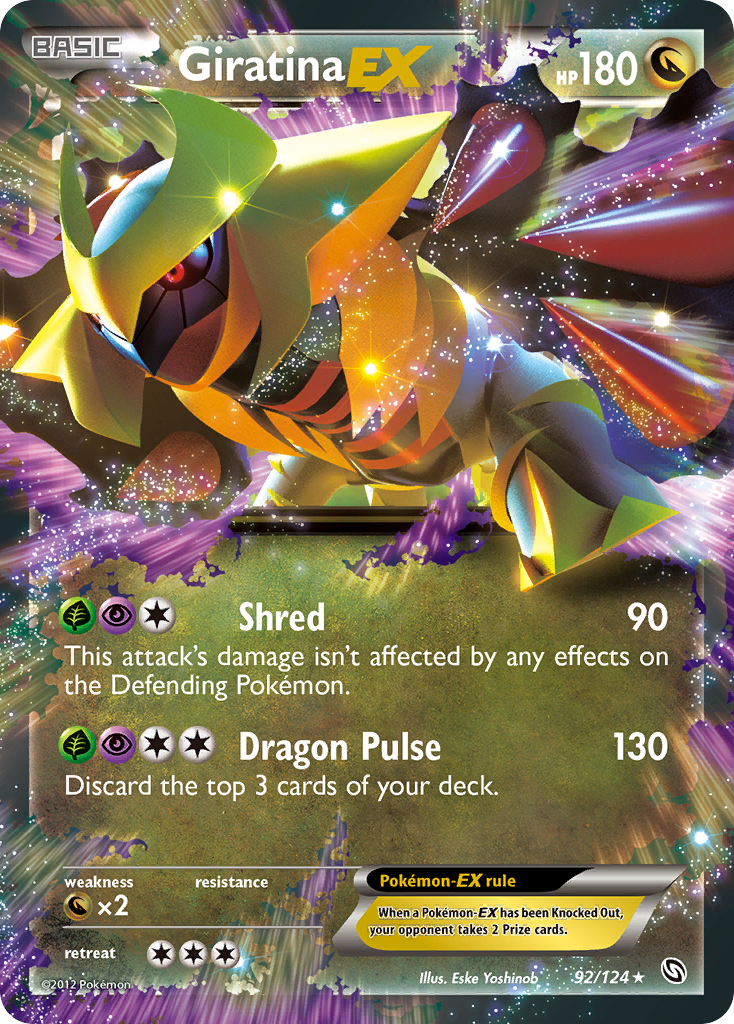 Giratina EX (92/124) [Black & White: Dragons Exalted] | Good Games Cannington