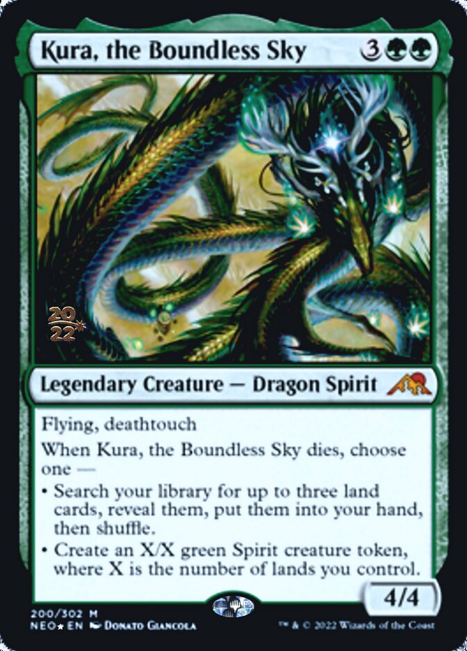 Kura, the Boundless Sky [Kamigawa: Neon Dynasty Prerelease Promos] | Good Games Cannington