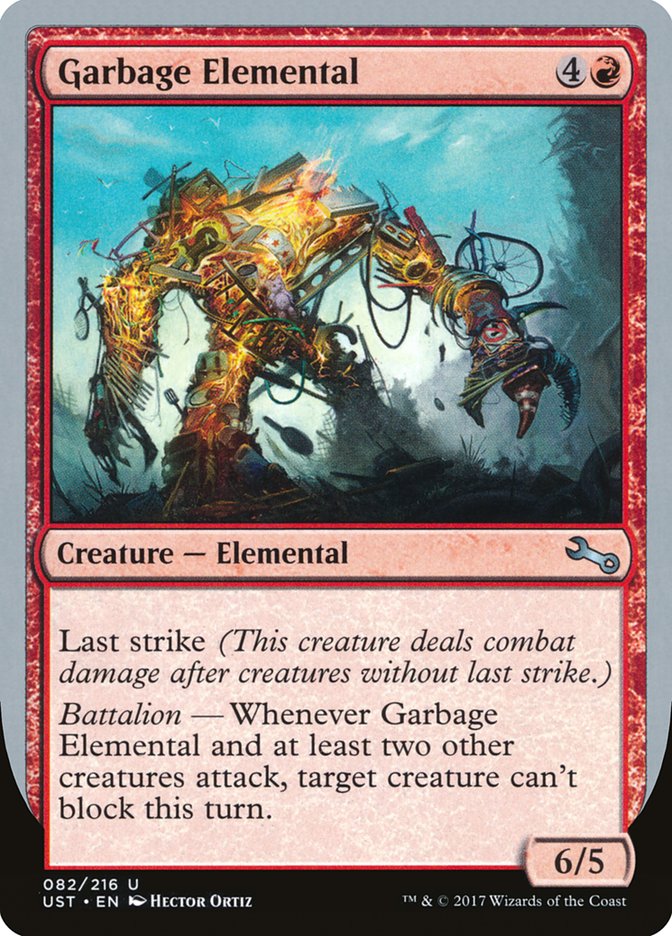 Garbage Elemental (6/5 Creature) [Unstable] | Good Games Cannington