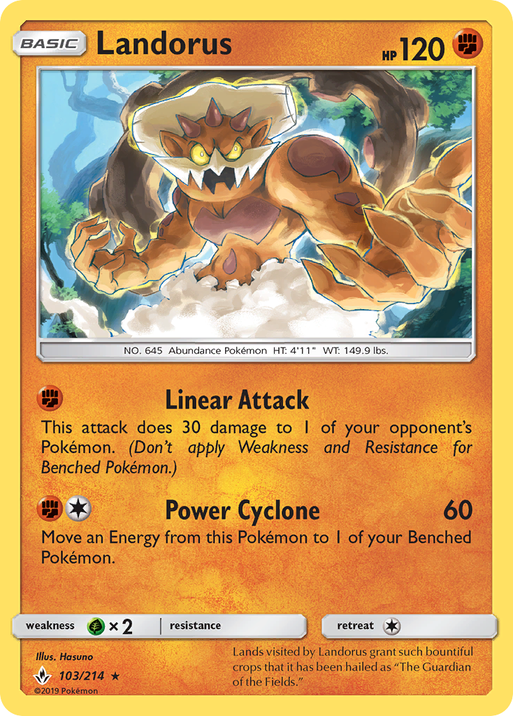 Landorus (103/214) [Sun & Moon: Unbroken Bonds] | Good Games Cannington