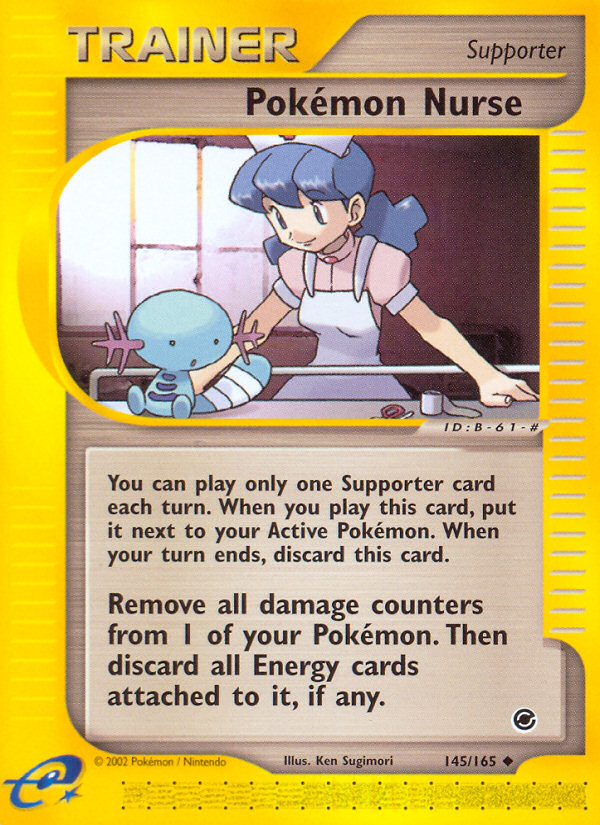 Pokemon Nurse (145/165) [Expedition: Base Set] | Good Games Cannington