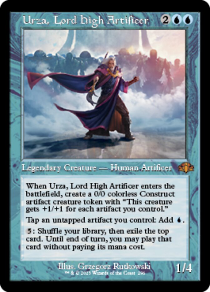 Urza, Lord High Artificer (Retro) [Dominaria Remastered] | Good Games Cannington