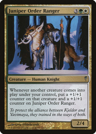 Juniper Order Ranger [Coldsnap] | Good Games Cannington