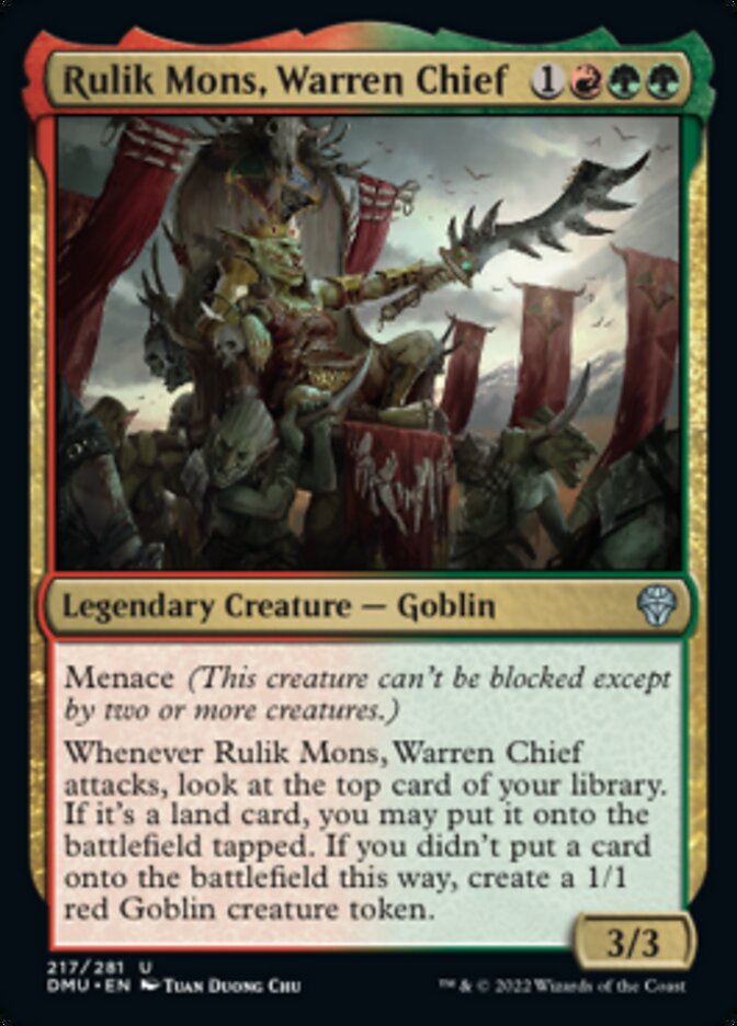 Rulik Mons, Warren Chief [Dominaria United] | Good Games Cannington