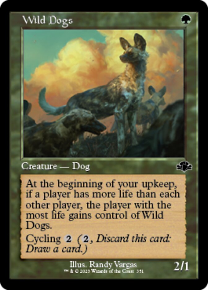 Wild Dogs (Retro) [Dominaria Remastered] | Good Games Cannington