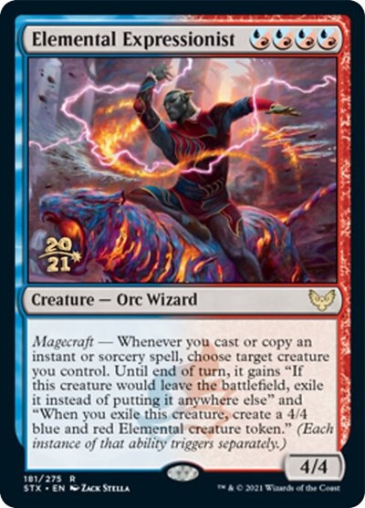 Elemental Expressionist [Strixhaven: School of Mages Prerelease Promos] | Good Games Cannington