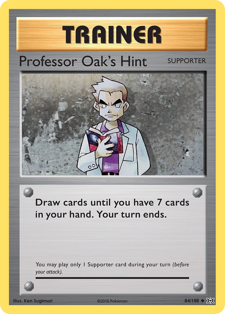 Professor Oak's Hint (84/108) [XY: Evolutions] | Good Games Cannington