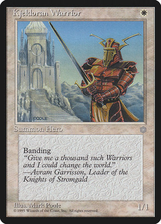 Kjeldoran Warrior [Ice Age] | Good Games Cannington