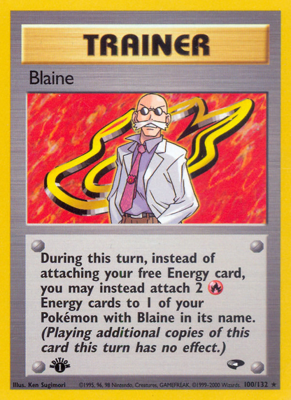 Blaine (100/132) [Gym Challenge 1st Edition] | Good Games Cannington