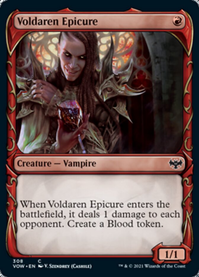 Voldaren Epicure (Showcase Fang Frame) [Innistrad: Crimson Vow] | Good Games Cannington
