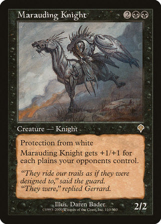 Marauding Knight [Invasion] | Good Games Cannington