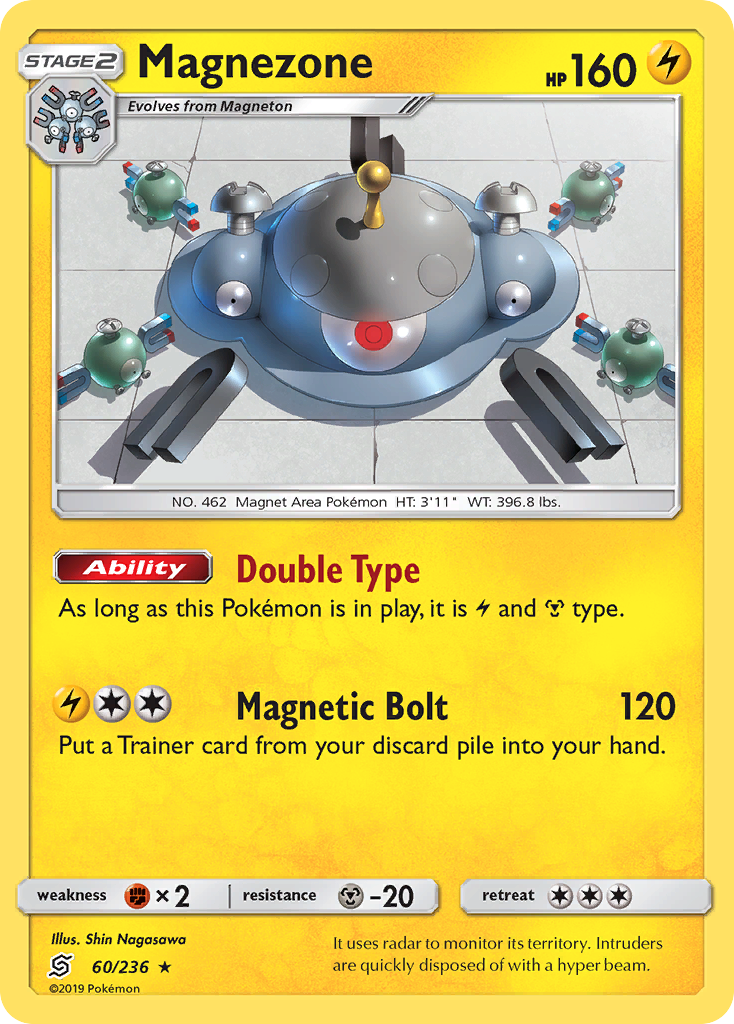 Magnezone (60/236) [Sun & Moon: Unified Minds] | Good Games Cannington