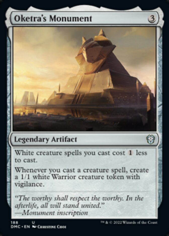 Oketra's Monument [Dominaria United Commander] | Good Games Cannington