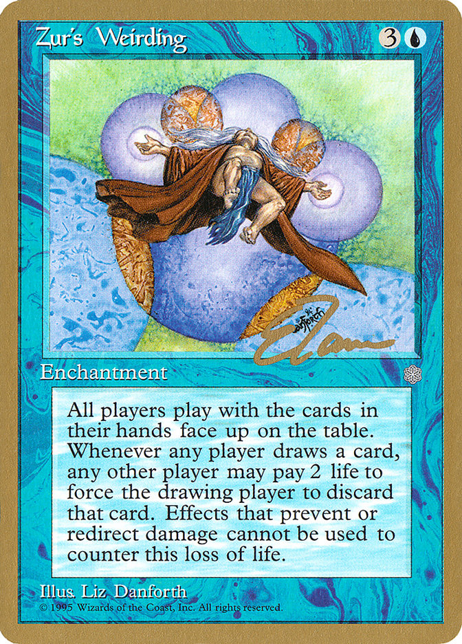 Zur's Weirding (Eric Tam) [Pro Tour Collector Set] | Good Games Cannington